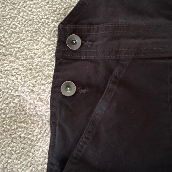 HUMBERTO CRUZ Womens Shortalls XS Black Denim Rainbow Hearts TARGET PRIDE - Picture 6 of 12